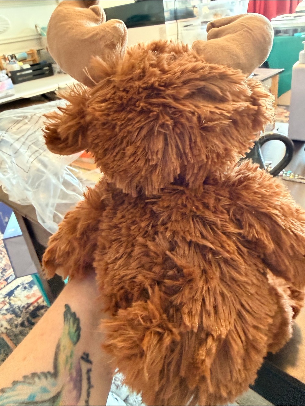 Moose heatable and coolable weighted animal NEW in box so soft! - Picture 4 of 7